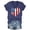 Navy, variant on Trendfront Womens American Flag Heart Graphic T Shirts V Neck Short Sleeve Patriotic 4th Of July 250th Anniversary Casual Tee Tops