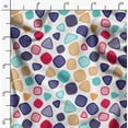 thumbnail image 2 of Soimoi Geometric Print, Poly Taffeta Fabric, Decor Sewing Fabric by The Yard 56 Inch Wide, Decorative Fabric for Outdoor Upholstery, Umbrellas and Home Accents, White, 2 of 6