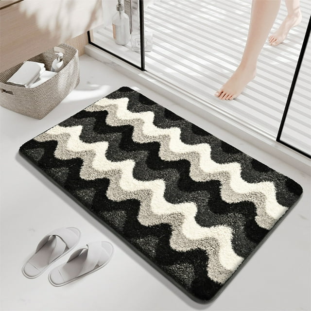 Tapis de Salle de Bain Antidérapant Absorbant Tapis de Sol Tapis d'Entrée Tapis de Pied Antidérapant Tapis de Chambre