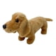 thumbnail image 5 of Muñeco de perro salchicha creativo con reposacabezas y respaldo, juguete de peluche para cachorro. Marrón claro, 5 of 9