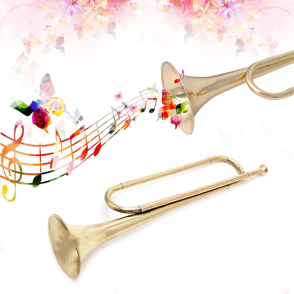 NEXAVKPR Retro B Flat Bugle Trumpet School Band Cavalry Beginner Military Orchestra New