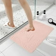 thumbnail image 2 of Guanhe Bathroom Floor Mats, Diatomite Absorbent Mats Pet Kitchen Bathroom Toilet Sink Doorway Non-slip Quick-drying Foot Mats，Pink, 2 of 8