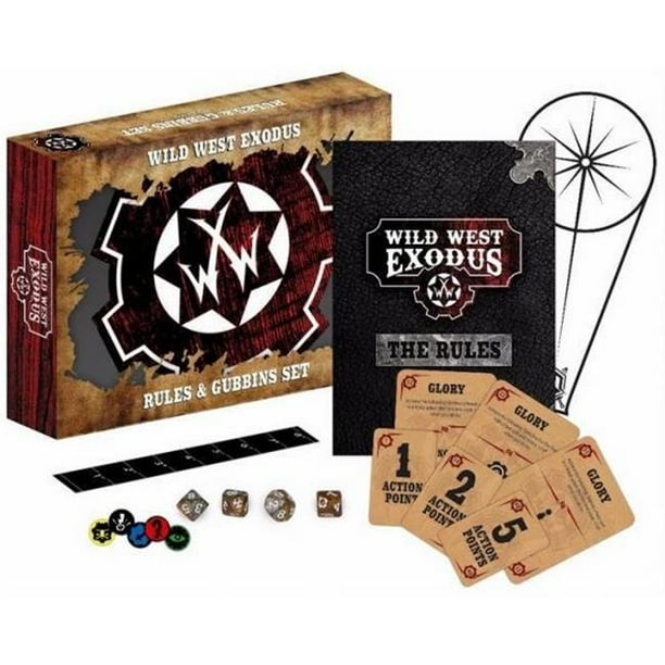 Wayland Games WEX991099001 Wild West Exodus Rules & Gubbins Set