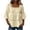 Beige-03, variant on Women's Tiered Lace-Trimmed Top, Square Neck 3/4 Bell Sleeve Linen Blend Blouse for Summer Going Out