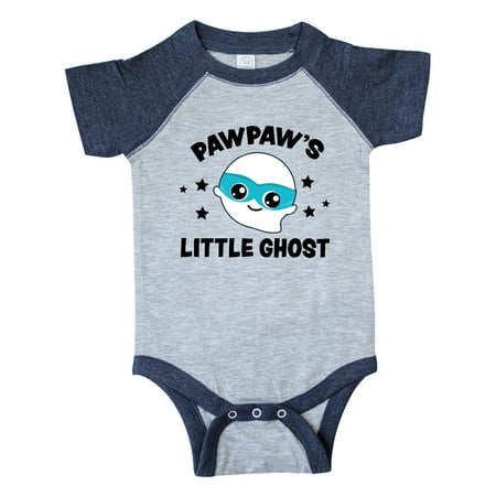 

Inktastic Cute Pawpaw s Little Ghost with Stars Gift Baby Boy or Baby Girl Bodysuit