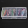 thumbnail image 3 of Vbestlife 5 Piezas de se?uelo de Pesca Flotante, 5 Piezas de plástico Mini Popper Flotante se?uelo Artificial se?uelos de Pesca Accesorio de Aparejos de Pescado Ecomeon no, 3 of 6