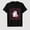 Black-10, variant on Women's Halloween Pumpkin Sock Graphic T-Shirt, Web Bat Short Sleeve Shirt