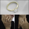 thumbnail image 3 of ALLORYA IGI Certified 1.00 Carat Round Lab Grown White Diamond Solitaire Intertwined Strands Engagement Ring for Women in 14K Solid Yellow Gold, Size 6.5, 3 of 6