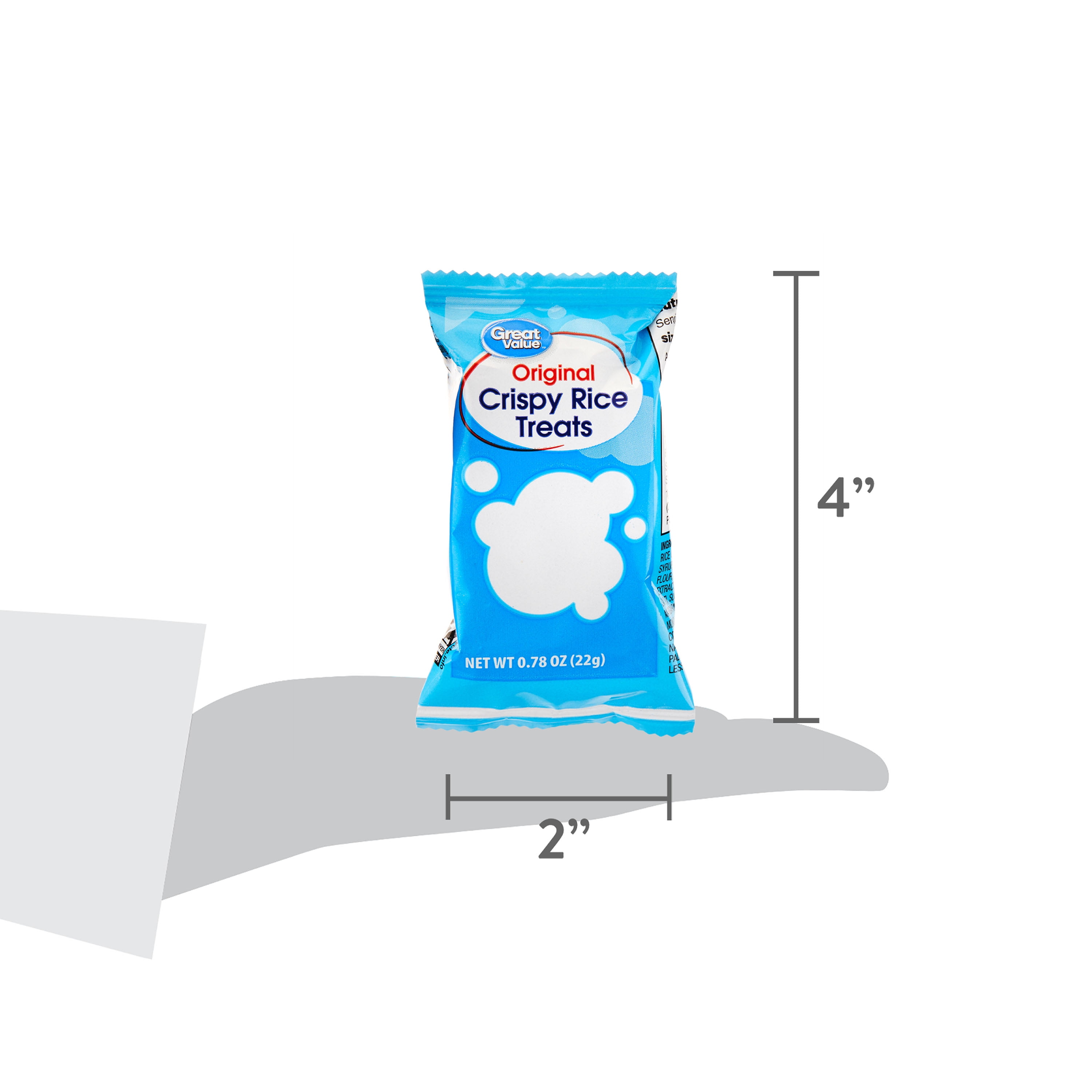 Great Value Crispy Rice Treats, 0.78 oz, 16 Count