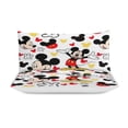 thumbnail image 3 of Mickey 3-piece Home Bed Set, Classic Cartoon Polyester Wash Student Dormitory Set, 3 of 8