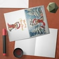 thumbnail image 4 of Merry Christmas Yorkshire Terrier Enjoys Woofmas Winter Xmas Holiday 7x5in Folded Greeting Card Yorkie Dog Lover Gifts Single Note Card with Envelope - 02022, 4 of 5