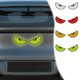 thumbnail image 1 of Pegatinas Reflectantes para Coche, Pegatinas de Ojo de Diablo, Pegatinas Decorativas Reflectantes para Coche, Pegatinas Personalizadas para La Ventanilla Trasera Del Coche, Juego de Dos Piezas, 1 of 7