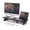 Black, variant on Fenge Dual Monitor Stand Riser, 31.5 inch Long Monitor Stand for Desk