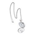 thumbnail image 1 of Miangastore Creative Hanging Pocket Watch Fashion Pocket Watch for Decoration Use Watch Pendant Silver, 1 of 8