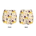 thumbnail image 5 of Lsque Cartoon Poodle Dog Printed Women's Running Shorts with Liner Pockets,Elastic Quick Dry Workout Athletic Gym Yoga Shorts,Womens High Waist Shorts-XX-Large, 5 of 9