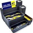 thumbnail image 2 of UYGDUY-Tool Box Organizer, Tool Drawer Organizer Tray Divider, Toolbox Organization, Garage Tool Organizers and Storage, Tool Box Accessories for Rolling Tool Chest Cabinet (47PCS), 2 of 4