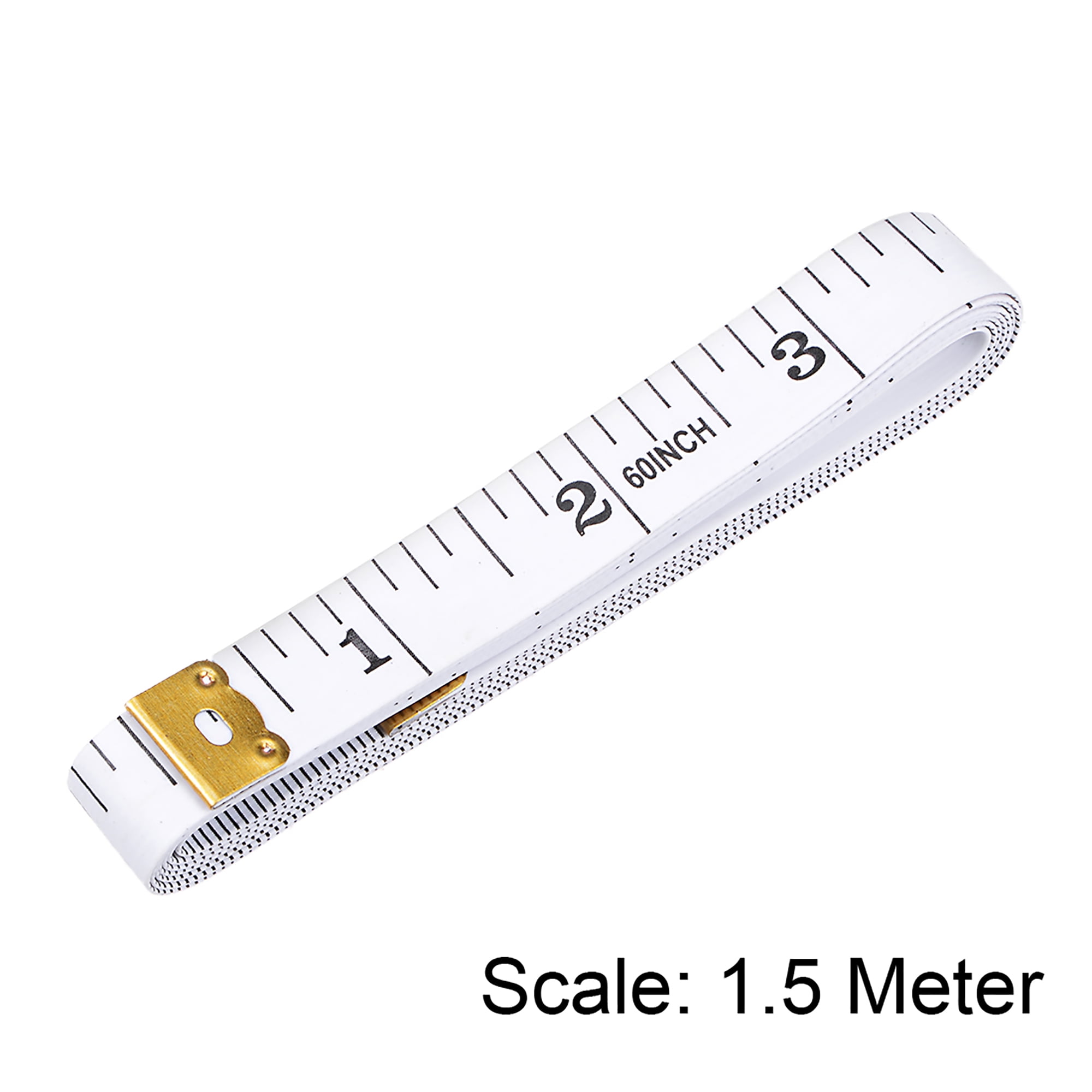 Uxcell Cloth Tape Measure 60 Inch Measuring Tape 1.5M White 5 Pack