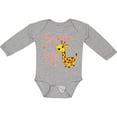 thumbnail image 3 of Inktastic My Great Uncle Loves Me- Cute Giraffe Boys or Girls Long Sleeve Baby Bodysuit, 3 of 5