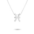 thumbnail image 2 of Sonducket Tema de la constelación Collar del zodiaco Regalo de amigos Chic Ins Personalidad Accesorio de moda ligero Piscis Plata Type1 NO1, 2 of 6