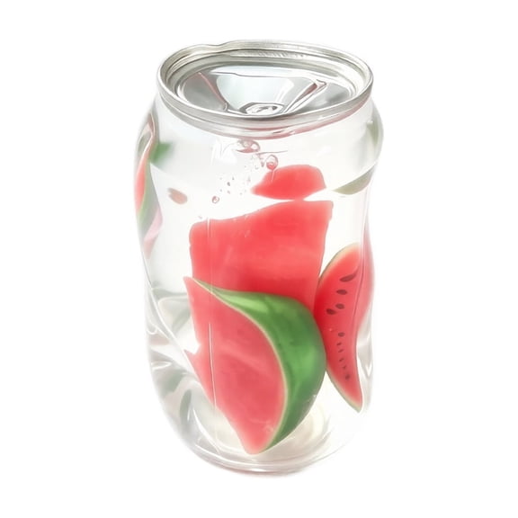 Fruit Cola Can Squishy Hand Squeeze Toy Slow Rising Fidget Stress Ball for Kids Adults Teens Anxiety Relief Decompression Office Desk Decoration Travel Portable