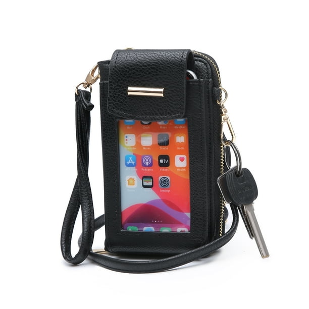 POPPY Women s Touch Screen Crossbody Cell Phone Purse Wristlet Wallet 