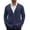 Navy Blue, variant on COOFANDY Men's Cardigan Sweater Long Sleeve Casual V Neck Button Down Knitted Sweater with Pockets