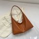 thumbnail image 4 of Bolso de hombro compuesto de empalme de PU Transpirable Viaje de compras para mujeres (marrón), 4 of 8