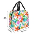 thumbnail image 2 of Pofeuu Colorful Air Balloons Print Lunch Bag Lunch Box Large Capacity Insulated Lunch Bag for Adult, Leakproof Reusable Lunch Tote Bags for Work, 2 of 5