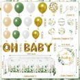 thumbnail image 3 of Artículos para fiestas WHYMEO Baby Shower, color verde salvia, 99 unidades, 3 of 7