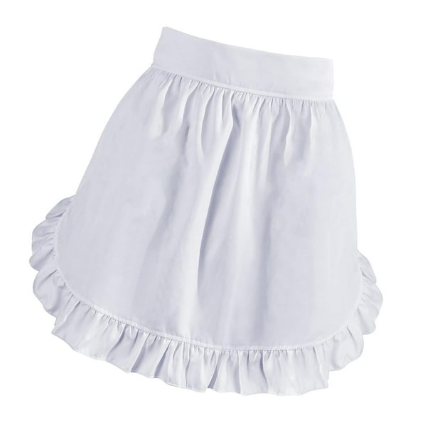 Delantal de Cintura para Mujer, Elegante Delantal de Cocina para Camareras de Cafeterías Y Restaurantes