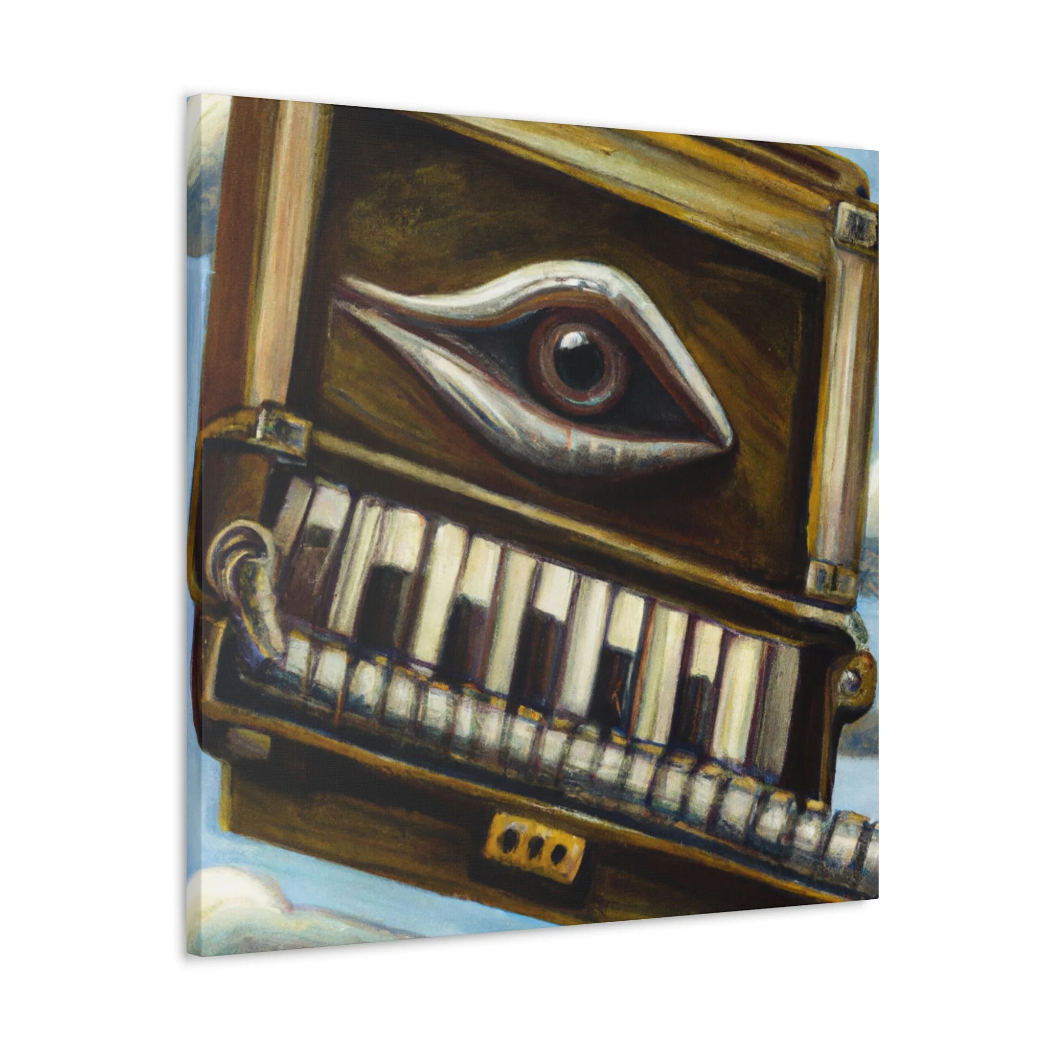 Harmonica's Surreal Melody - Canvas