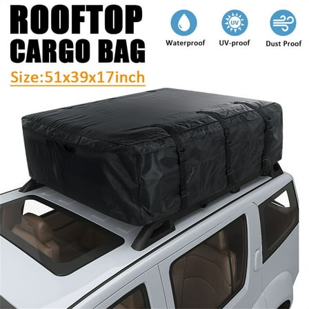 553L Waterproof Car Roof Top Rack Luggage Carrier Bag Storage Travel Cargo Bag