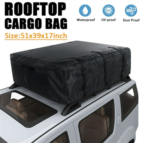 553L Waterproof Car Roof Top Rack Luggage Carrier Bag Storage Travel Cargo Bag