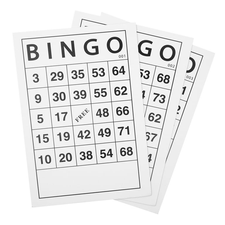 Walmart 180 Sheets Reusable Bingo Cards for Adults, Number Game Set for Large Groups, Playing Print (4x6 in) - Walmart.com walmart-180-sheets-reusable-bingo-cards-for-adults-number-game-set-for-large-groups-playing-print-4x6-in-walmart-com