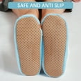 thumbnail image 5 of G&Y Women's Slipper Socks - Animal Pairable, Non-Slip Fuzzy Slipper Socks,AiryBlue, S, 5 of 6