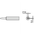 thumbnail image 1 of Weller 0054485199 Pointe de Soudure 1.6MM, Noir, 1 of 3