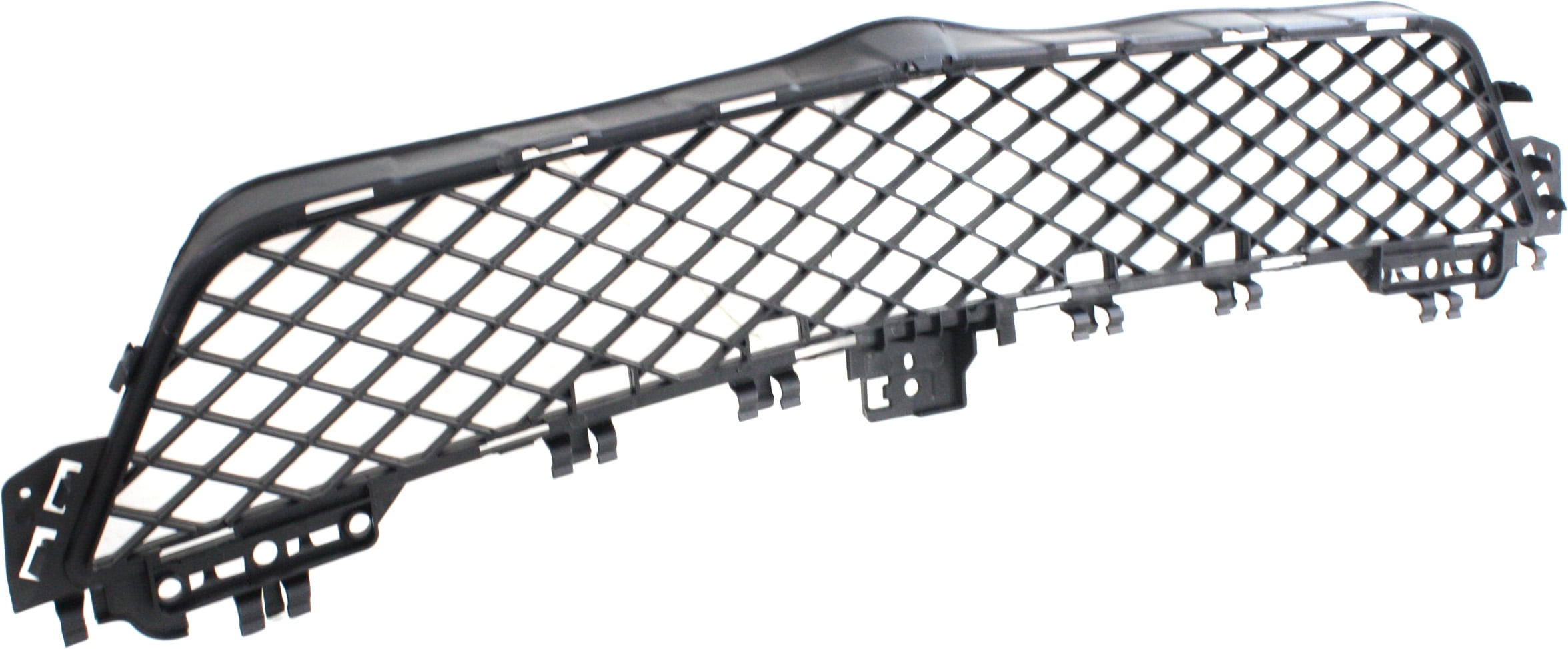 Bumper Grille Compatible With 2012-2015 Mercedes Benz C250 2012-2014 C300 Front, Center Black