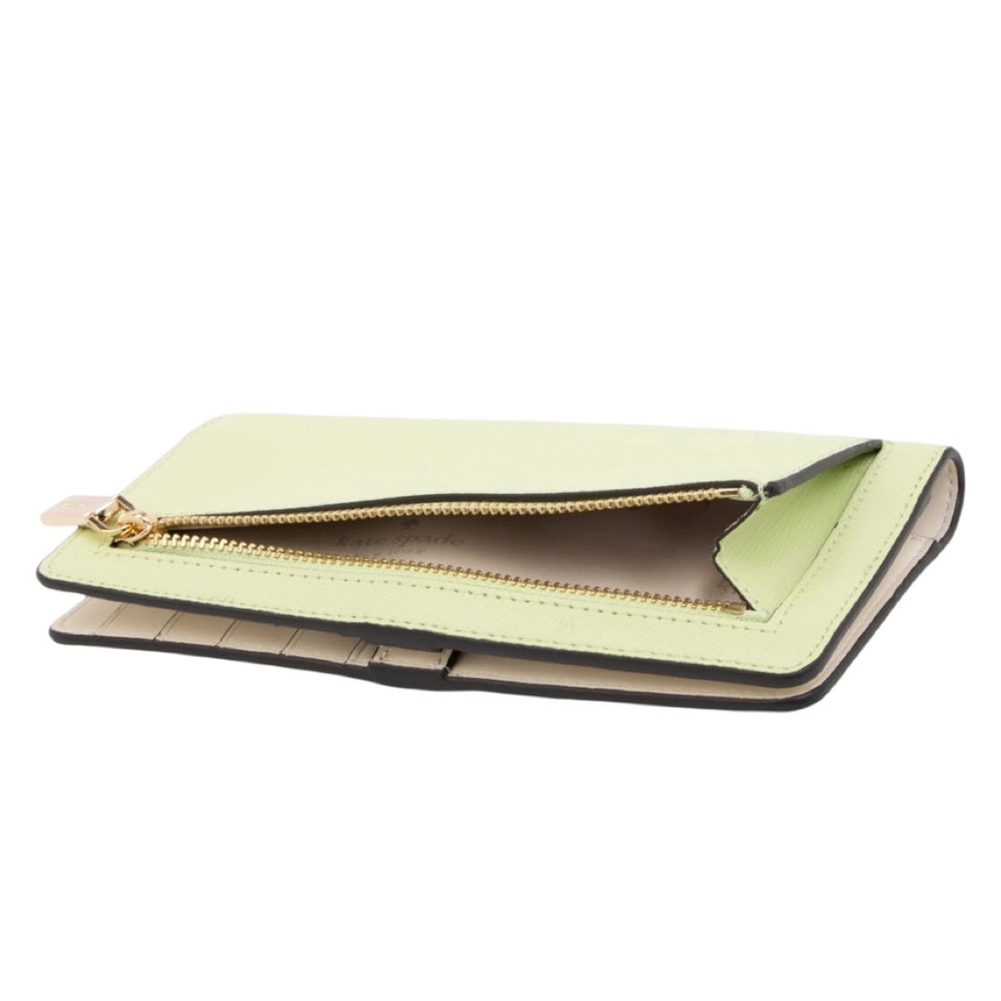 Kate Spade New York Women's Madison Slim Bifold Wallet (Matcha Latte)