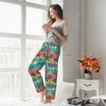 thumbnail image 4 of Uemuo Hawaii Palms Pattern Women's Wide Leg Palazzo Lounge Pants with Pockets Light Weight Loose Comfy Casual Pajama Pants-XX-Large, 4 of 9