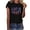 A-Black, variant on GERsome Womens American Flag T-Shirt 4th of July Patriotic Short Sleeve Shirts USA Flag Stars and Stripes Loose Fit Summer Tee S-3XL