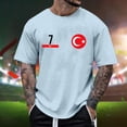 thumbnail image 2 of Big and Tall Shirts for Men Short Sleeve T Shirt Summer Casual Ventilate Beach Holiday Monkey Print Tops Tee Shirt Mens Shirts Pack Large T Mens Small with Pockets Big Tall for Men L, 2 of 4