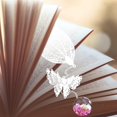thumbnail image 5 of Metal Leaf Bookmark Coste de mariposa 3D, regalo único para lectores, maestros y niñas esquí esquí Gafas de esquí, 5 of 5