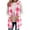 Hot Pink, variant on Womens Fleece Sherpa Vest Winter Sleeveless Fuzzy Fluffy Checkered Plaid Vest Zip Up Jacket with Pockets Pink L