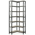 thumbnail image 4 of Spaco 7-Tier Corner Bookshelf, Industrial Corner Etagere Bookcase, Corner Shelf, Gray, 4 of 4