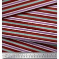thumbnail image 1 of Soimoi Rayon Fabric Horizontal Stripe Print Sewing Fabric Yard 56 Inch Wide, 1 of 5