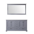 thumbnail image 3 of Lexora Home Dukes 60" Double Vanity with Mirror in Dark Gray, 3 of 8