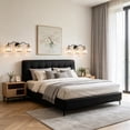 thumbnail image 4 of Deyidn 26" Modern 3-Light Black Gold Bathroom Vanity Light - Dimmable Bathroom Transitional Fixture with Crystal Glass Shades, 4 of 9