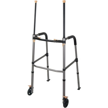 Drive Medical Lift Walker with Retractable Stand Assist Bars