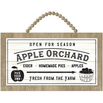 Amscan Fall Nature's Harvest MDF Sign, 8" x 14", White