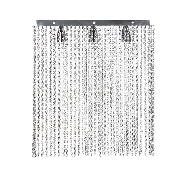 Candil de Cristal Cortado Gamalux Williams Krystal Cortina de 3 Luces